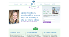 Desktop Screenshot of nutritionwithbeth.com